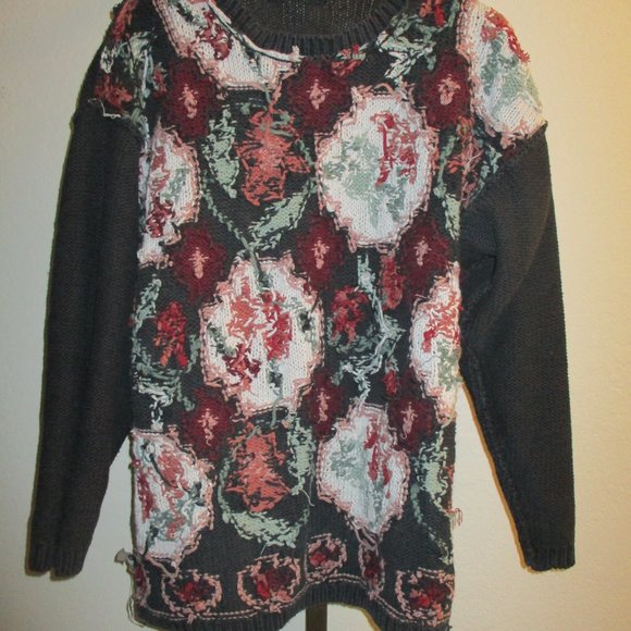 Rachel Max Thick Multicolored Long Sleeves Pullover Sweater - Picture 7 of 11